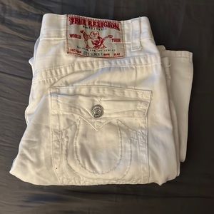 white true religion jeans size 34